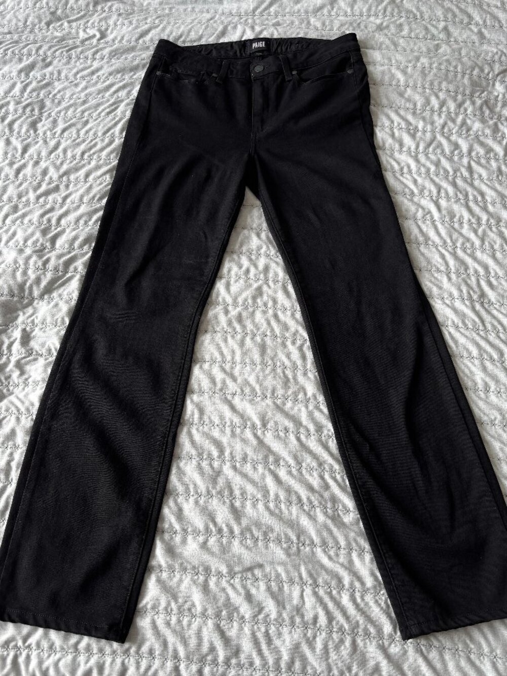 Paige Black Jeans - "Hoxton Straight "- in Size 30 - In Like New Condition
